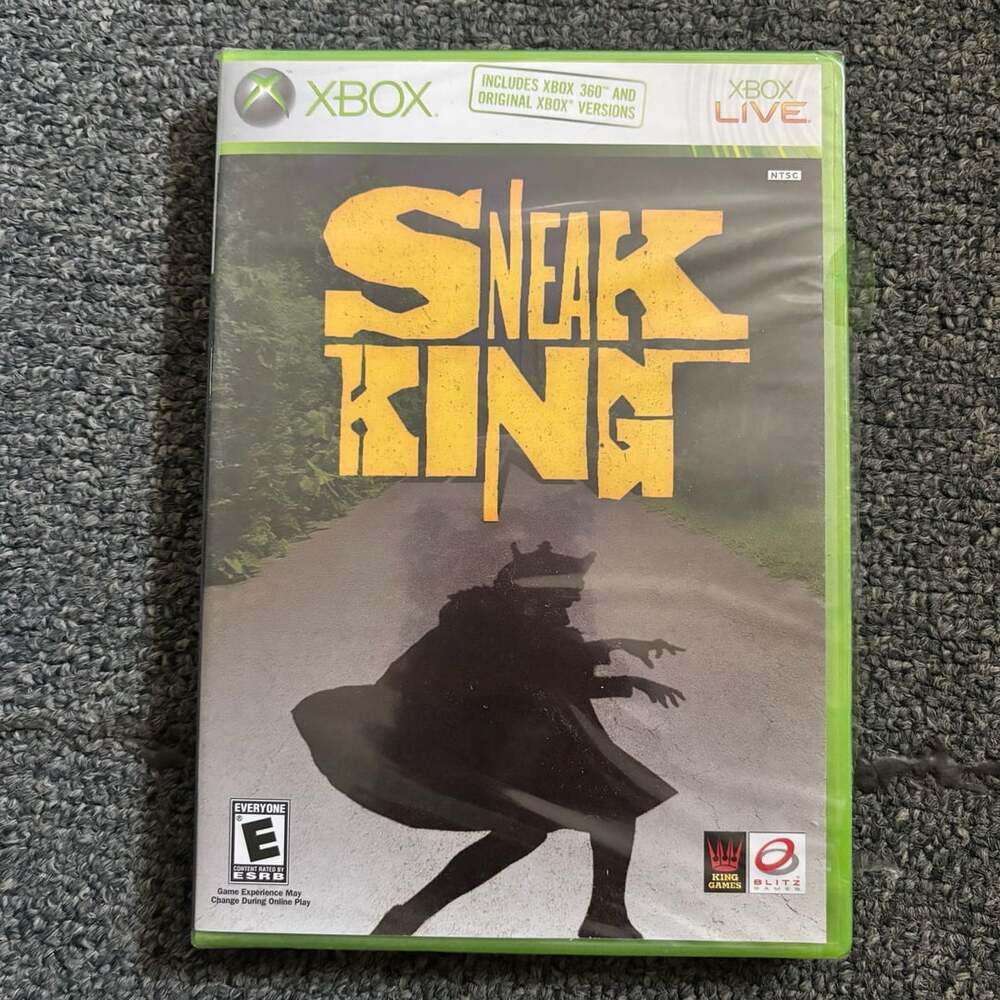 Microsoft Xbox Sneak King Video Game Brand New Sealed